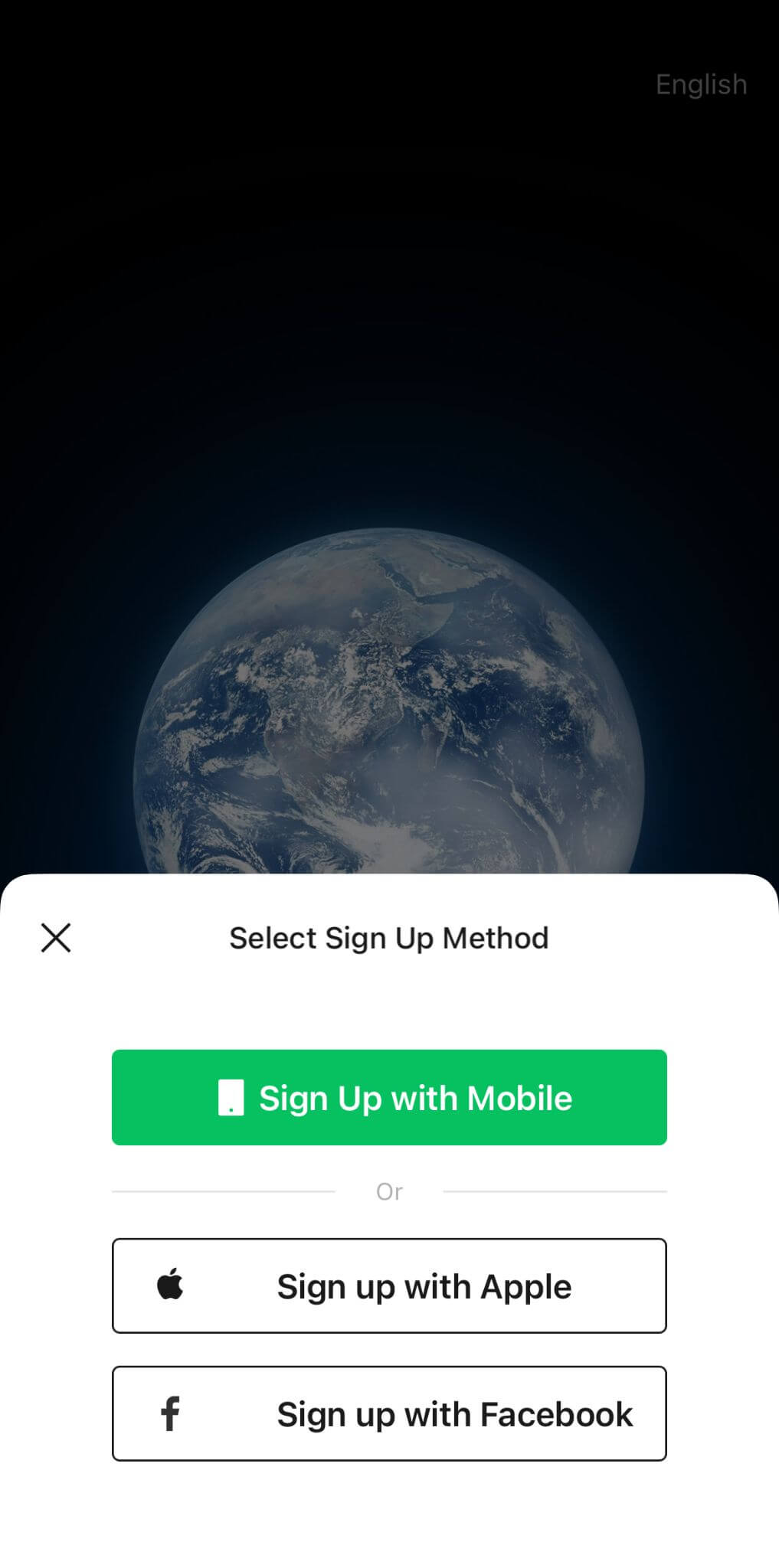 WeChat sign up