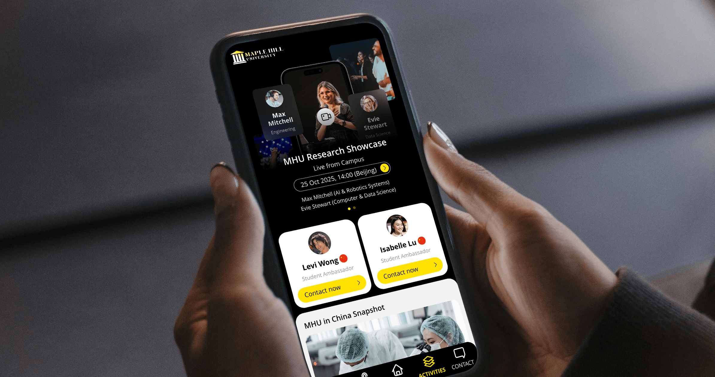 Mobile-first, interactive by design