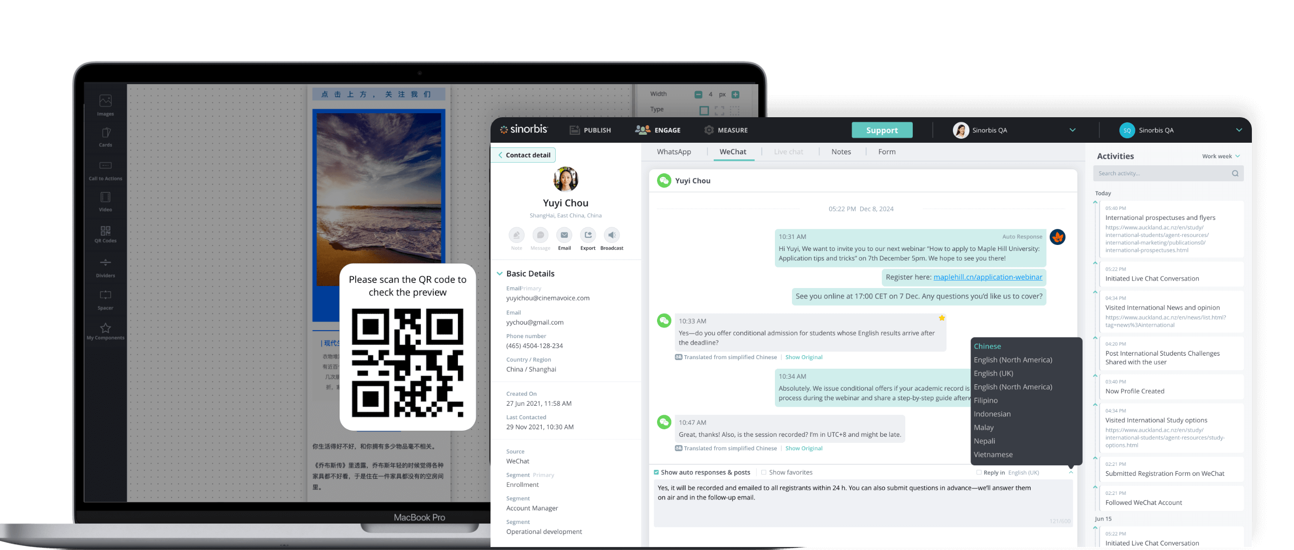 Easy to share, anywhere