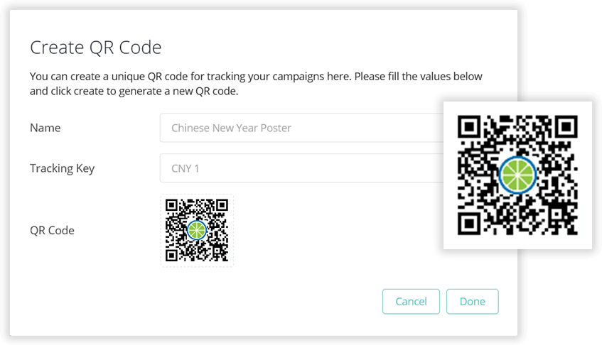 Custom QR code