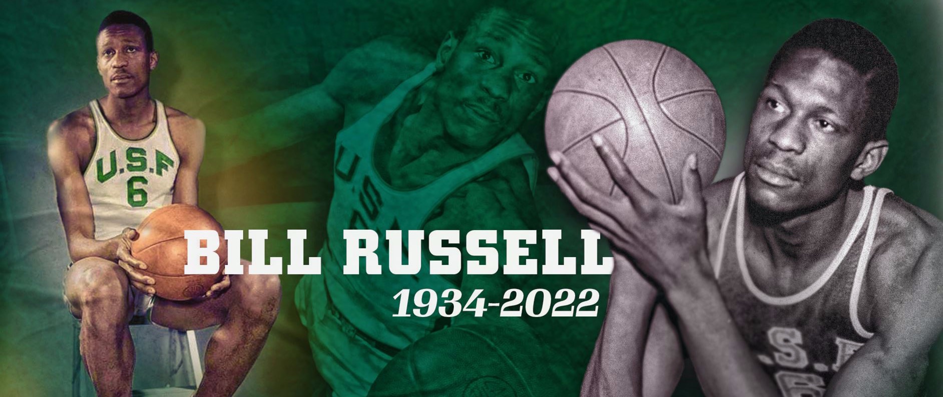 缅怀我校校友——一代篮球巨星、民权斗士Bill Russell
