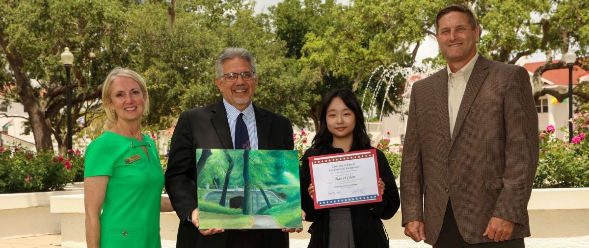 JIAWEI CHEN WINS 1ST PLACE IN 2024 CONGRESSIONAL ART COMPETITION