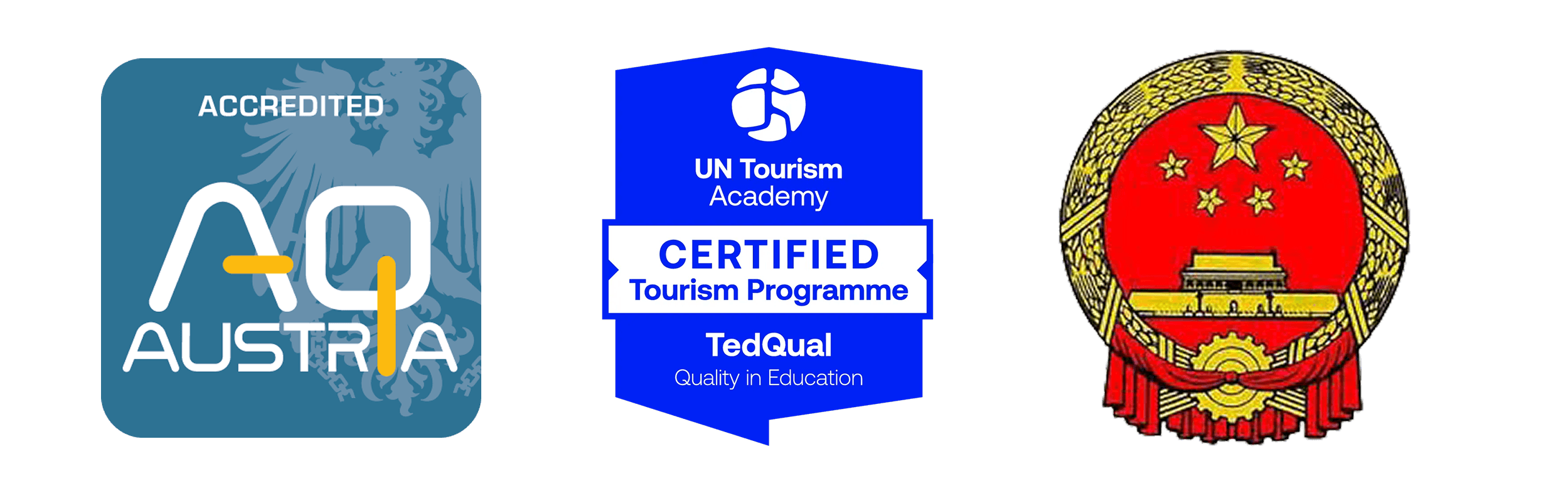 AQ Austria, UN Tourism, Chinese Ministry of Education
