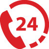24/7 Support Icon